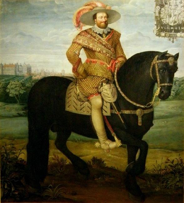 Daniel Orme Equestrian portrait of John Albert II France oil painting art